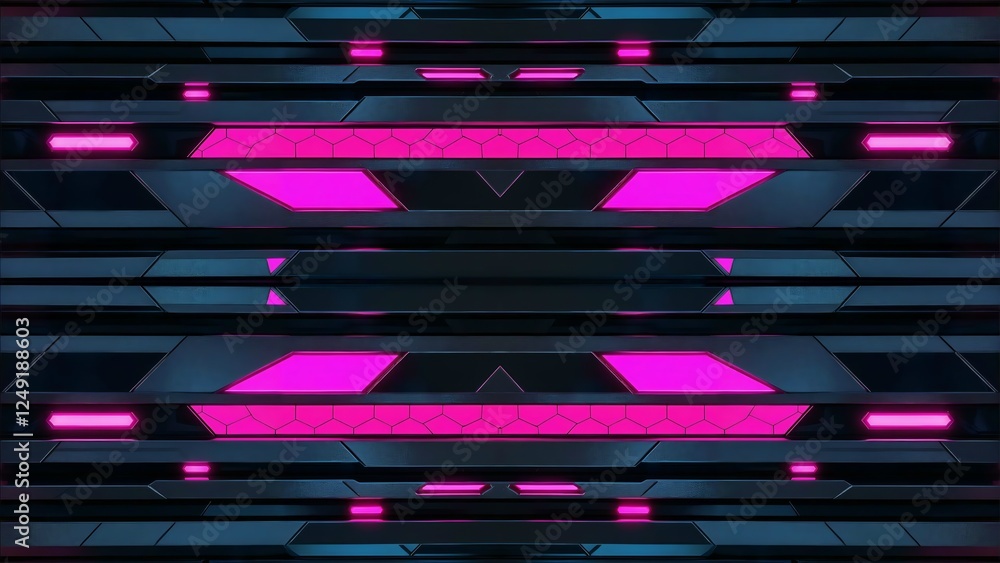 A high-tech cyberpunk-inspired wallpaper featuring sleek metallic panels in striking black and magenta tones. The bold contrast and futuristic aesthetic create a dynamic and immersive visual, A high-tech cyberpunk-inspired wallpaper featuring sleek metallic panels in striking black and magenta tones. The bold contrast and futuristic aesthetic create a dynamic and immersive visual,