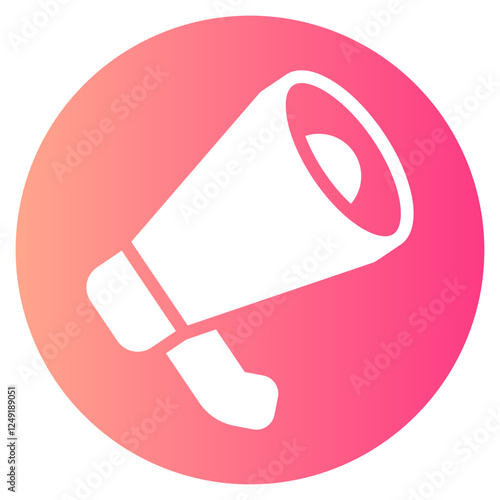 megaphone gradient icon