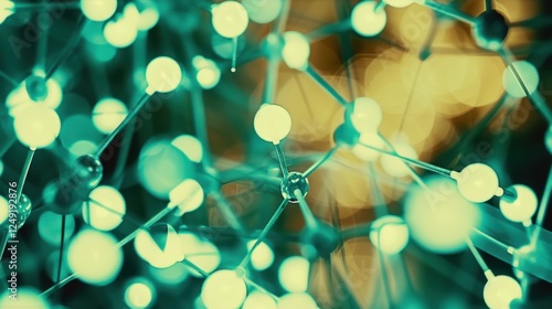 Glowing interconnected network of nodes and lines symbolizing open-source collaboration, abstract digital patterns in the background. Technology and innovation concepts.