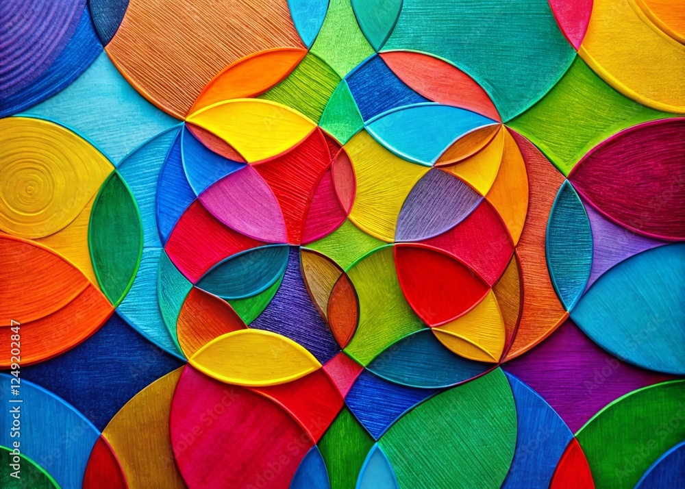 Vibrant Abstract Circles & Lines: Minimalist Modern Art Home Decor Wall Art Vibrant Abstract Circles & Lines: Minimalist Modern Art Home Decor Wall Art