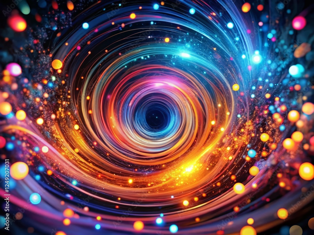 Vibrant Light Vortex Abstract Surreal Photography Background Vibrant Light Vortex Abstract Surreal Photography Background