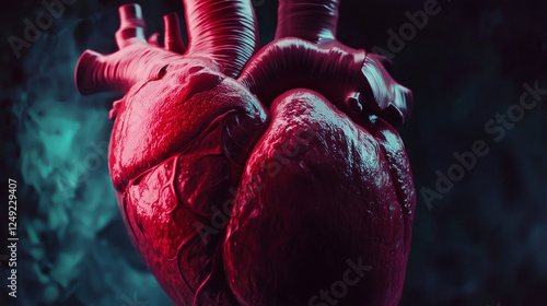 Heart with blood stain on it depicting themes of love and loss in a dramatic manner