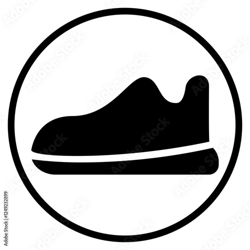 shoes glyph icon
