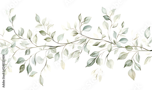 flowers and leaves in pictures illustrator2D