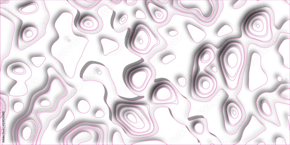 White, grey marble texture with natural pattern for background. Art abstract white fractal pattern 3d rendering. Pattern with lines and dots the stylized height of the topographic map Background. White, grey marble texture with natural pattern for background. Art abstract white fractal pattern 3d rendering. Pattern with lines and dots the stylized height of the topographic map Background.