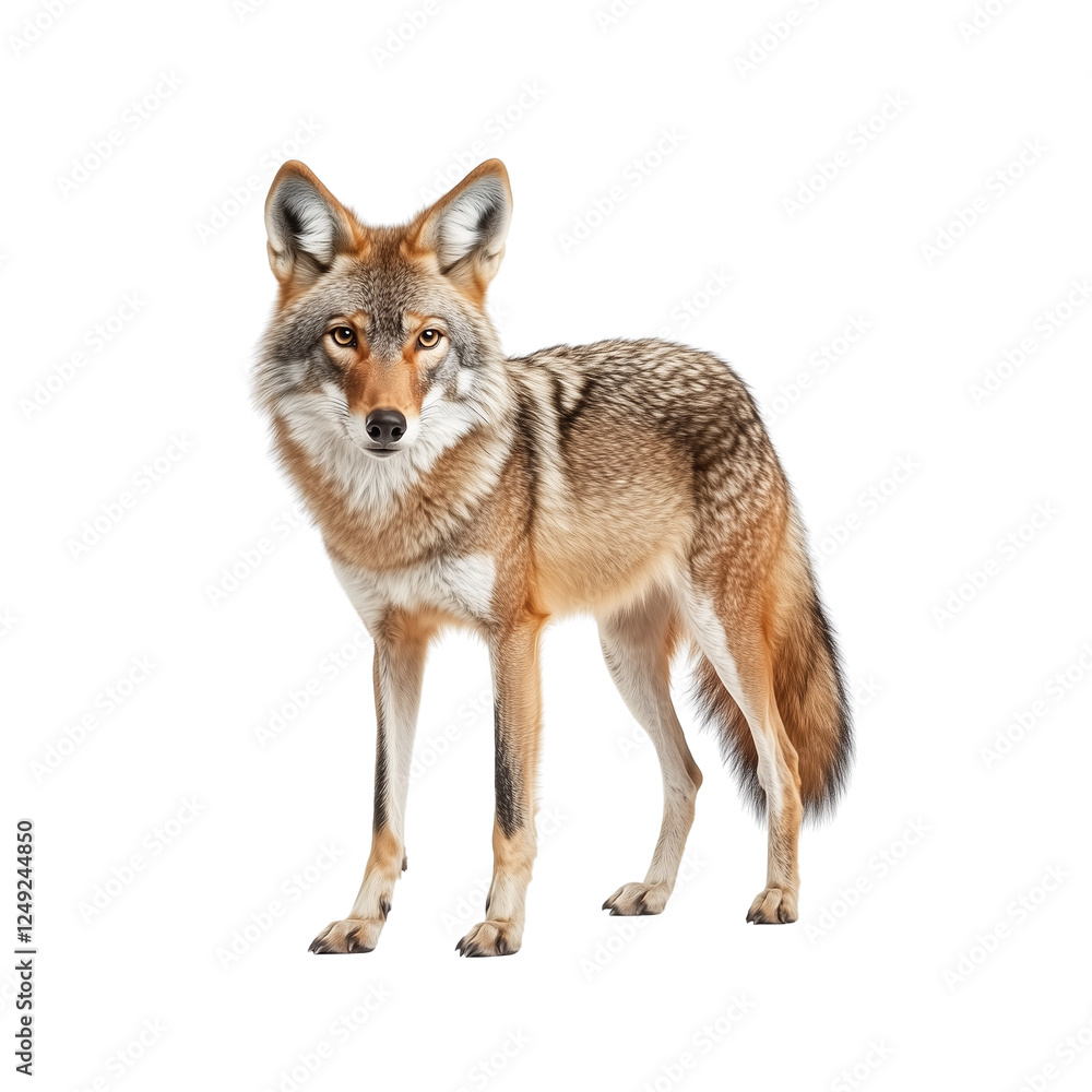Fototapeta premium Wolf isolated on transparent background