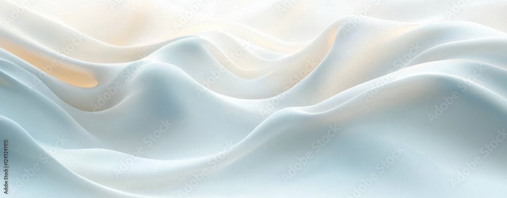 Abstract Smooth White Curves Light Texture Design Abstract Smooth White Curves Light Texture Design