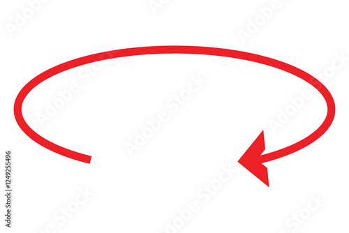 45, 90, 180, 360 degrees angle round arrow icon on white background.
