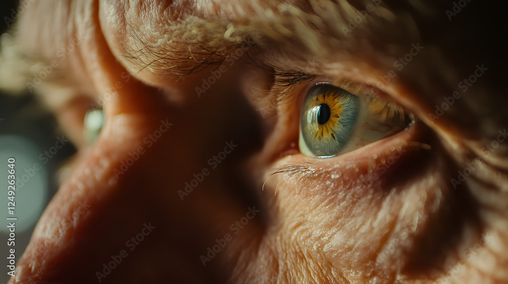 Intimate Close-Up of a Man's Eyes Intimate Close-Up of a Man's Eyes