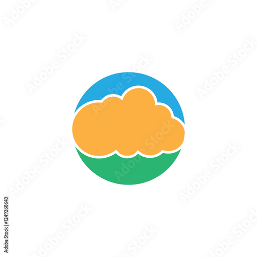 Cloud template vector