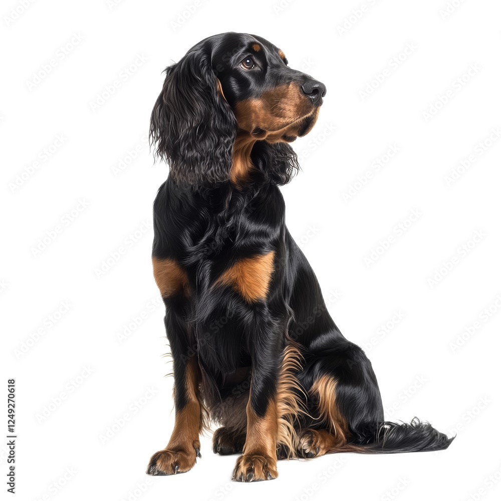 Gordon Setter Dog Sitting Profile Gordon Setter Dog Sitting Profile