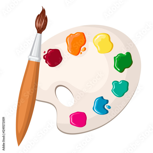 brush for drawing and paint free vector