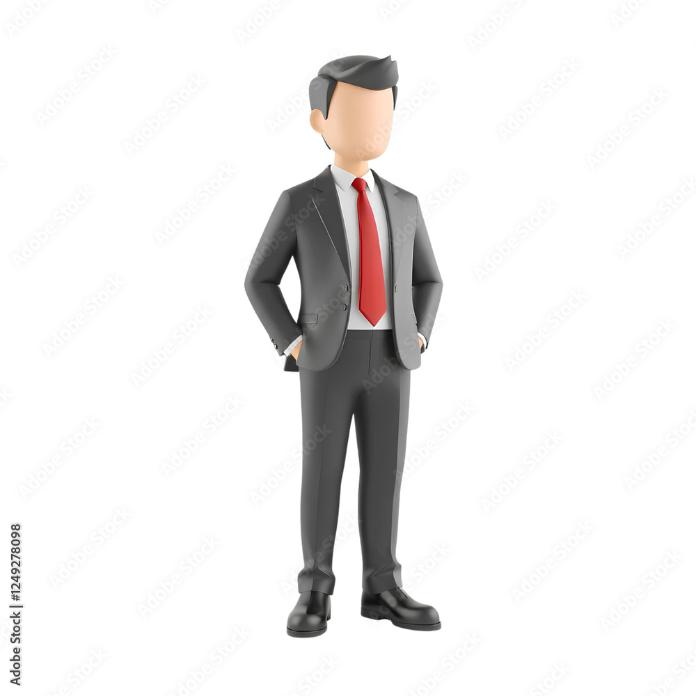 businessman standing in formal suit, professional corporate character, high quality png isolated on transparent background businessman standing in formal suit, professional corporate character, high quality png isolated on transparent background