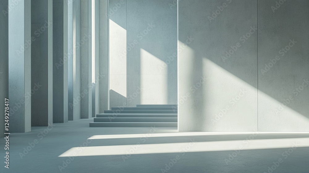 Fototapeta premium Modern Light and Shadow Effects Background