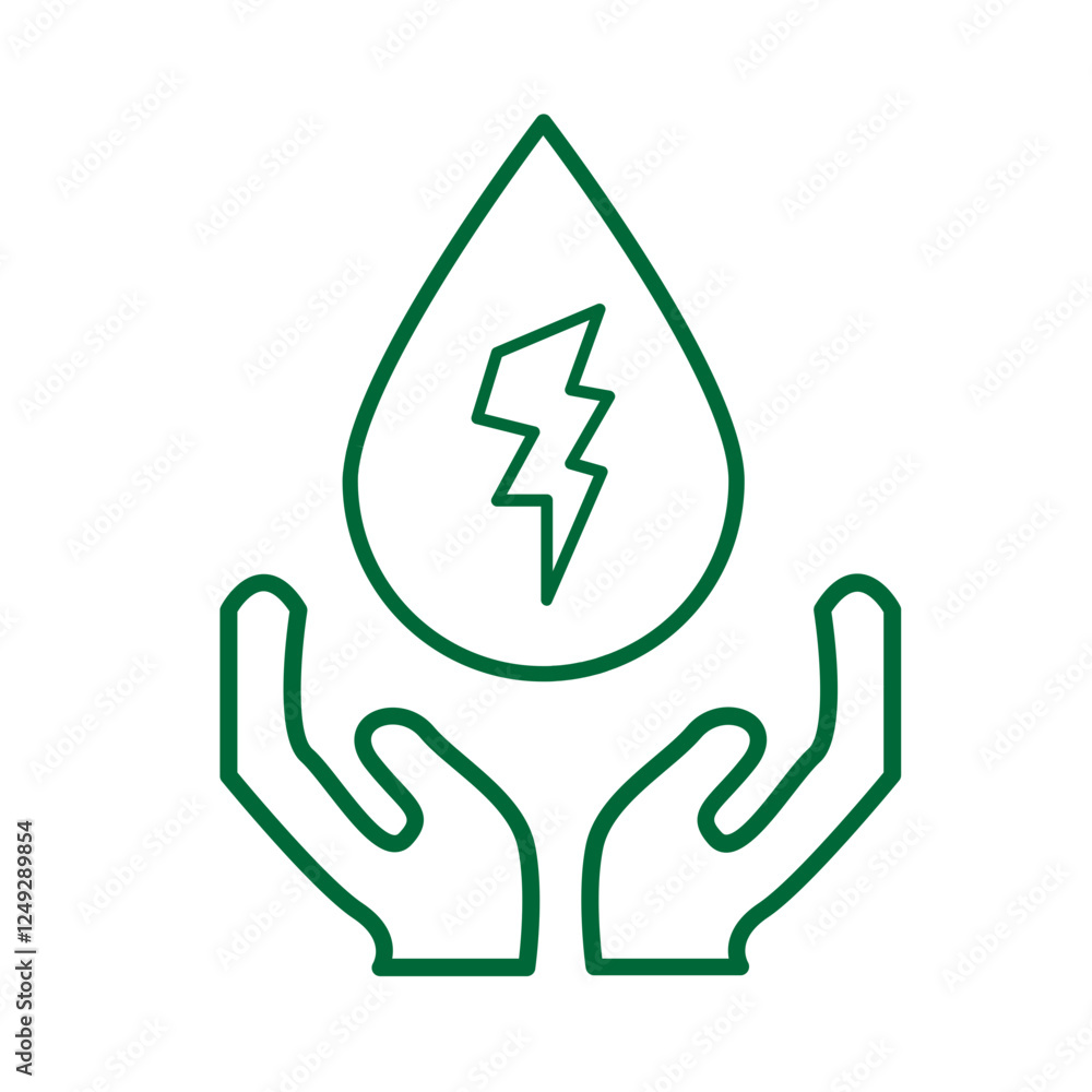 outline icon energy illustration outline icon energy illustration