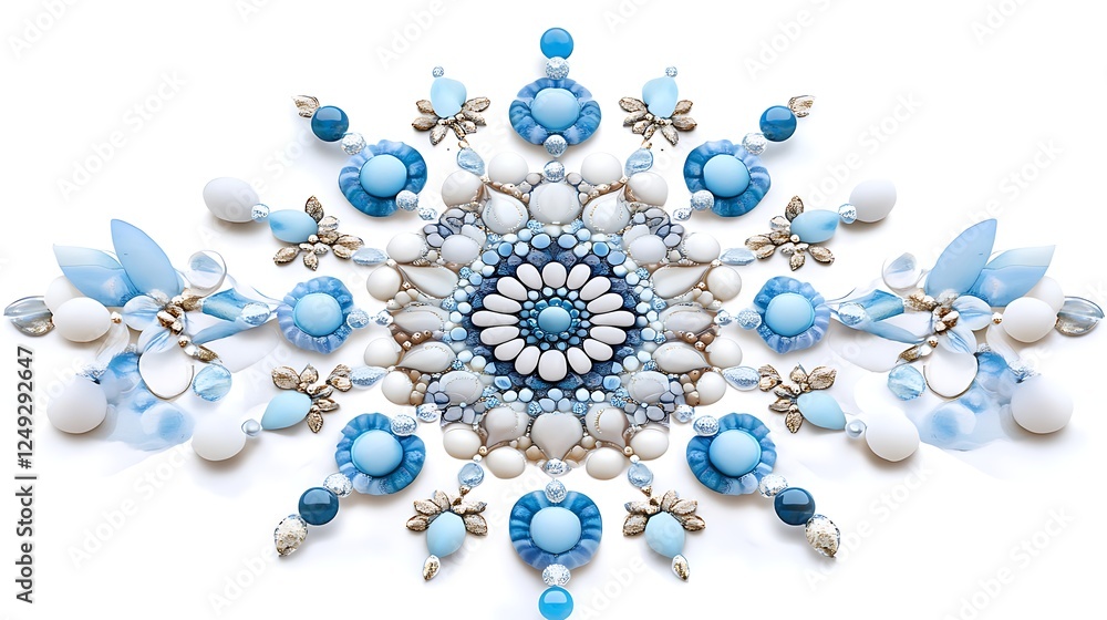 Top view blue elegance Top view blue elegance