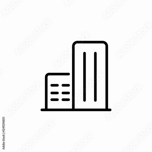 city uildings icon sign vector