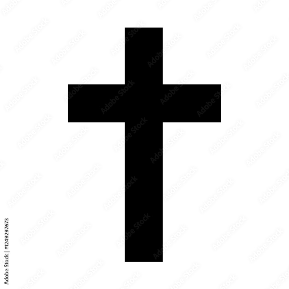 Cross icon symbol. Vector image Cross icon symbol. Vector image