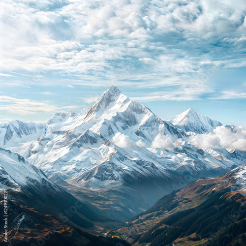 Mountains landscape, dramatic, nature