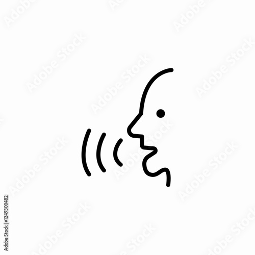speech audio icon sign vector