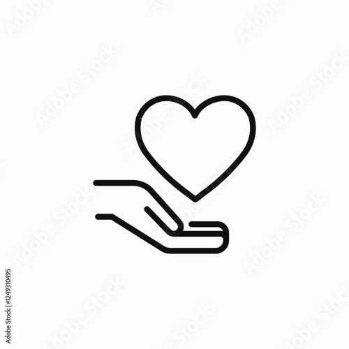 care give icon sign vector