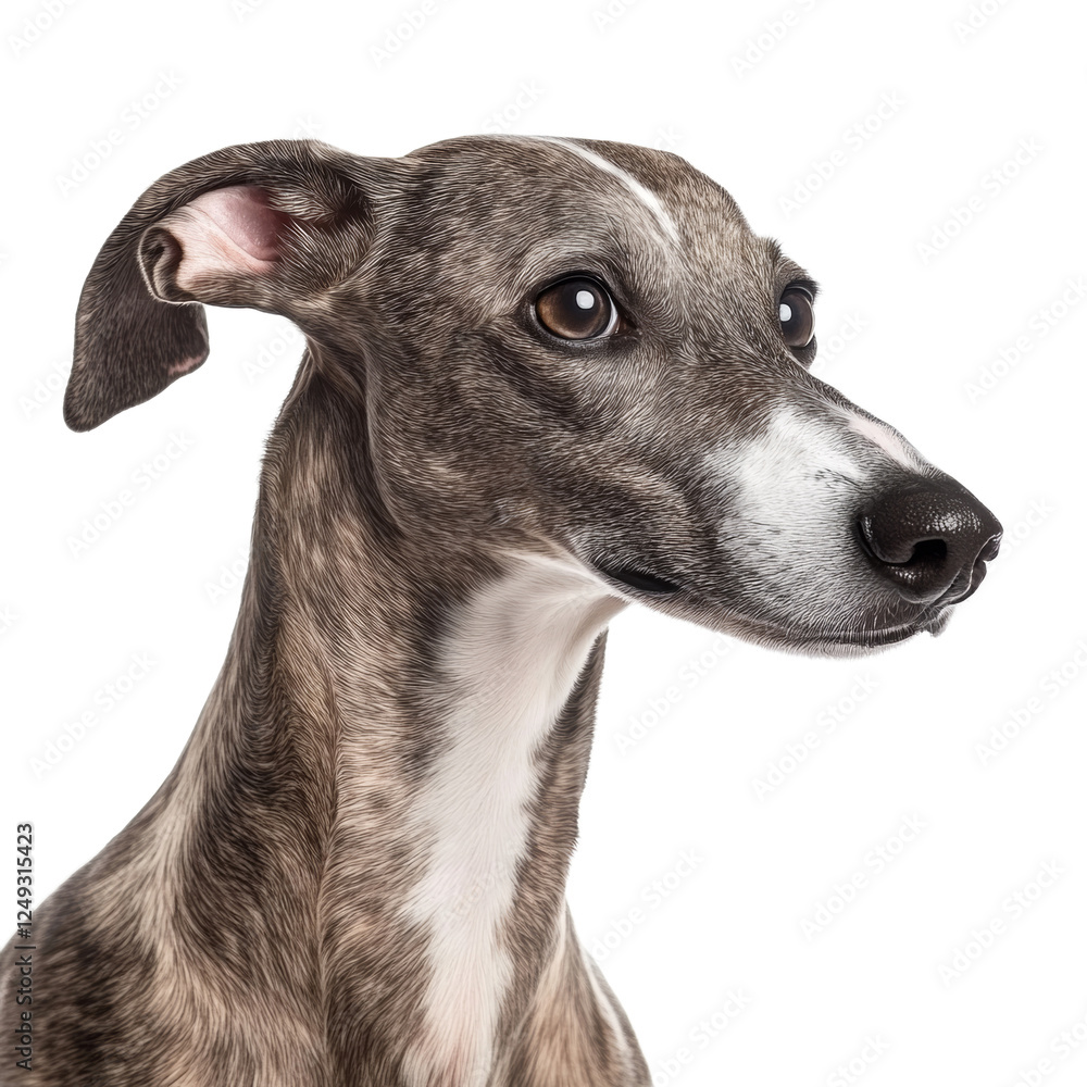 Whippet Dog Portrait Whippet Dog Portrait