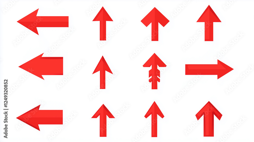 Navigation Arrows with a Professional Vector Design Navigation Arrows with a Professional Vector Design