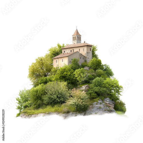 Fairytale Castle on a Hilltop