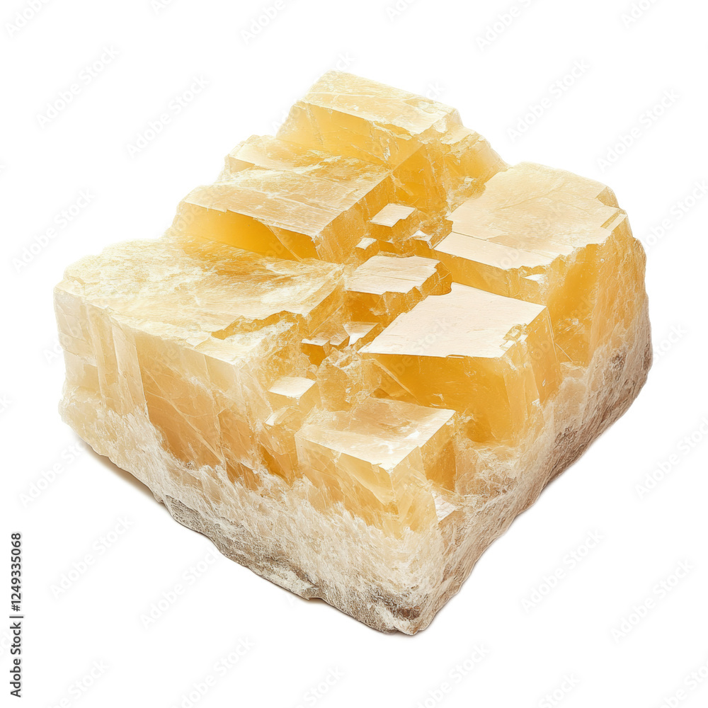 Raw Honey Calcite Crystal Cluster Raw Honey Calcite Crystal Cluster
