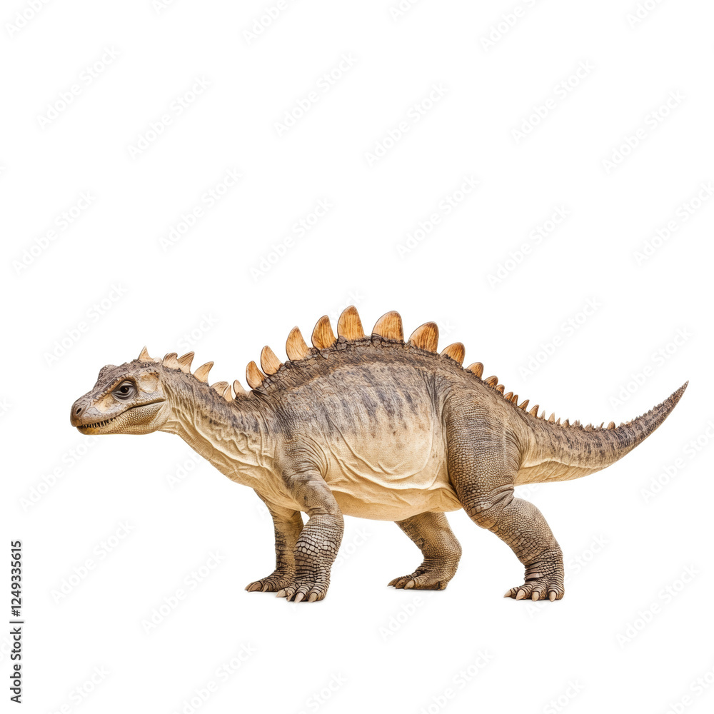 Naklejka premium Stegosaurus Dinosaur Illustration