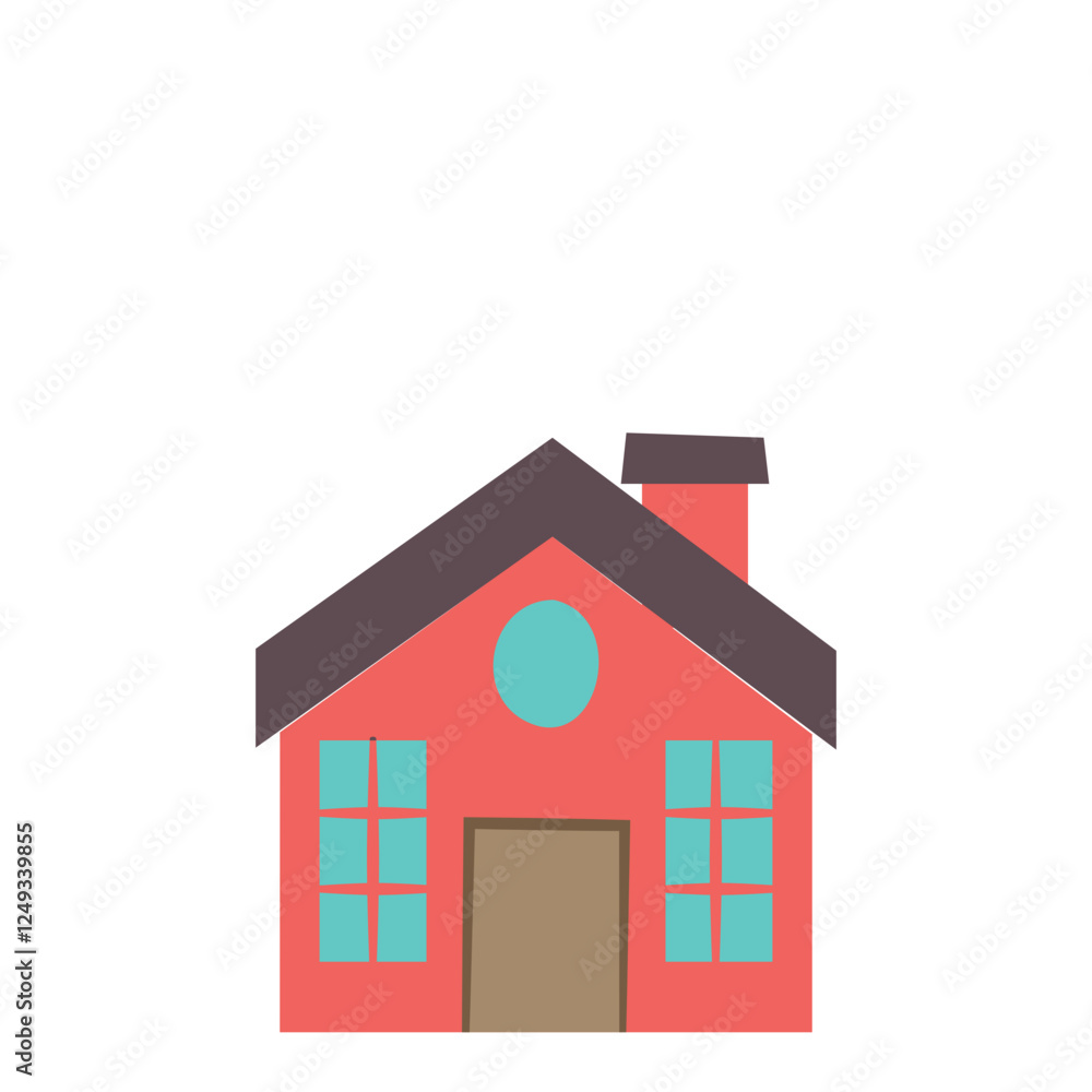 House Flat Illustration