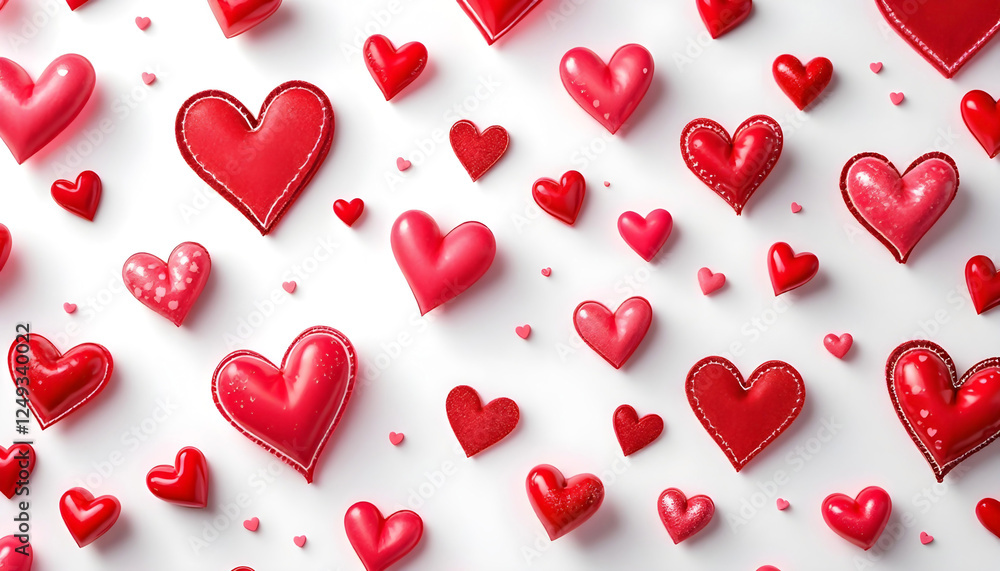 Beautiful hand drawn hearts seamless pattern ideal for Valentine's Day wedding backgrounds and creating sweet romantic decorations Beautiful hand drawn hearts seamless pattern ideal for Valentine's Day wedding backgrounds and creating sweet romantic decorations