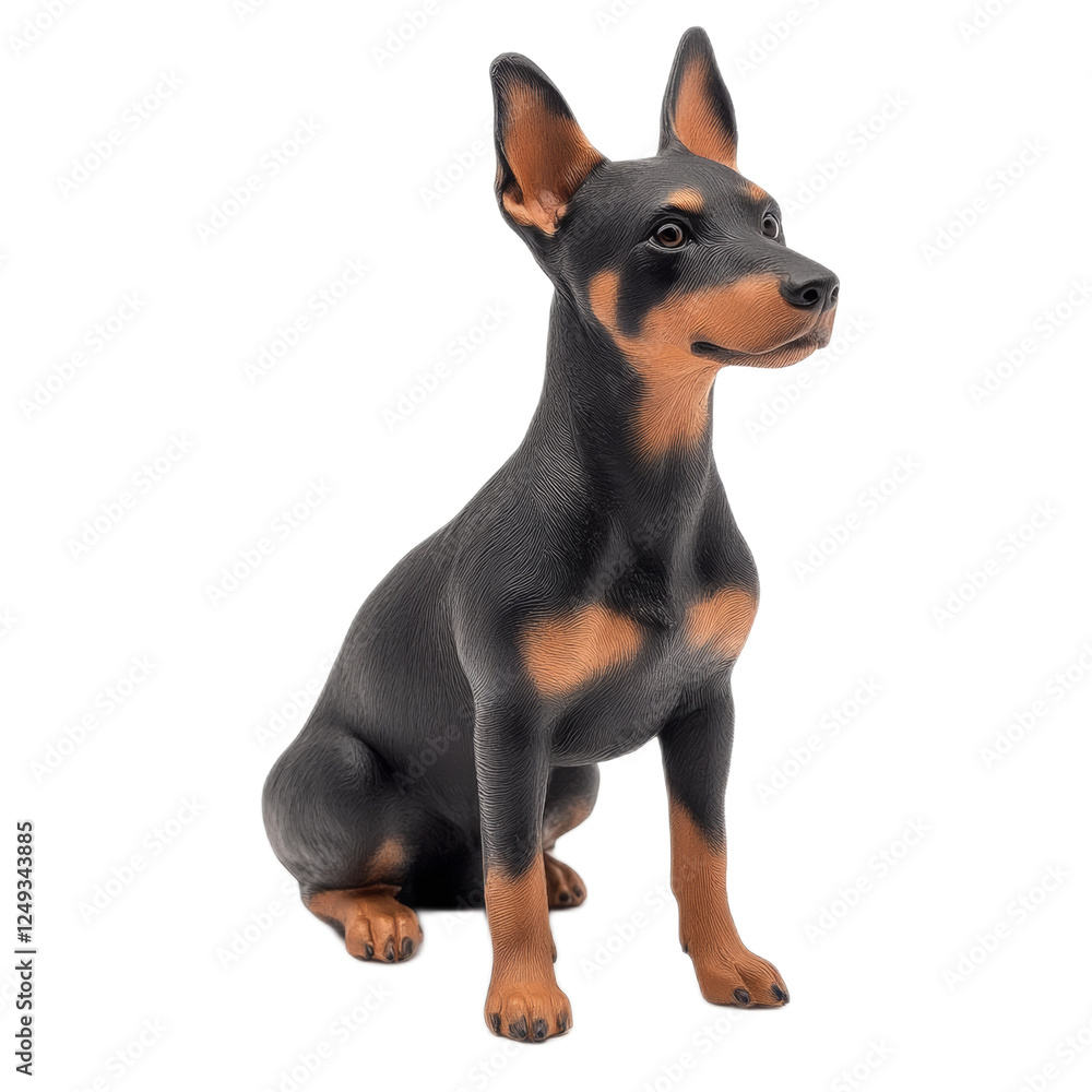 Miniature Pinscher Dog Figurine Miniature Pinscher Dog Figurine