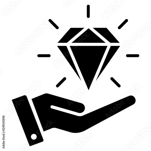 Value Proposition Glyph Icon
