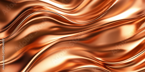 Copper, gold mixed wave type luxary look background.