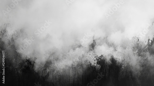 Wallpaper Mural Abstract Black and White Cloudy Background with Soft Texture Torontodigital.ca