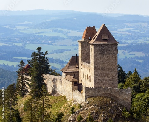 Wallpaper Mural Kasperk castle is stone partially ruined Gothic castle Torontodigital.ca
