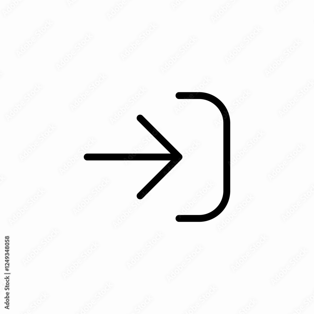 account log in icon sign vector account log in icon sign vector