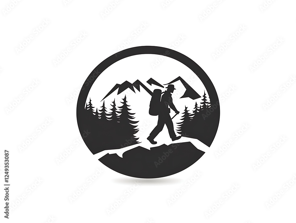 Minimalistic Black and White Logo with Explosive Design Minimalistic Black and White Logo with Explosive Design