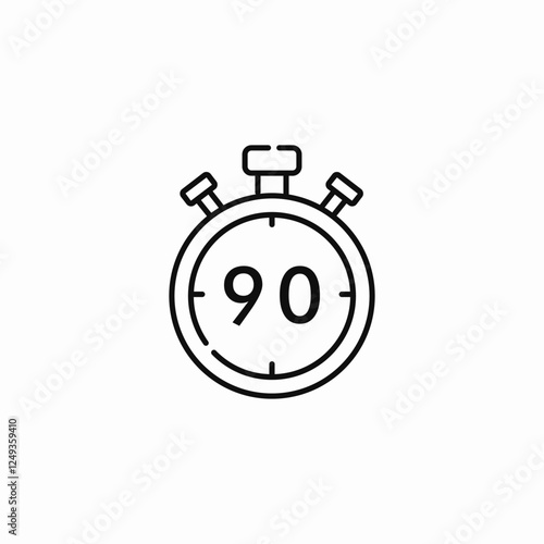 game duration icon sign vector