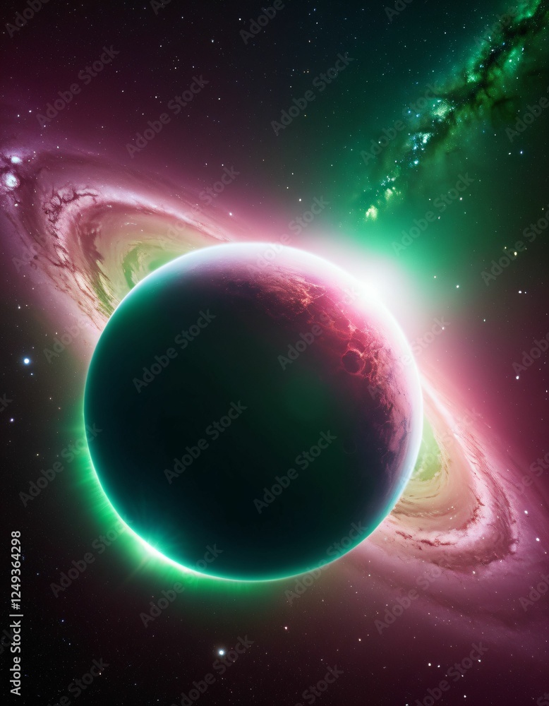 Obraz premium an imaginary view of space