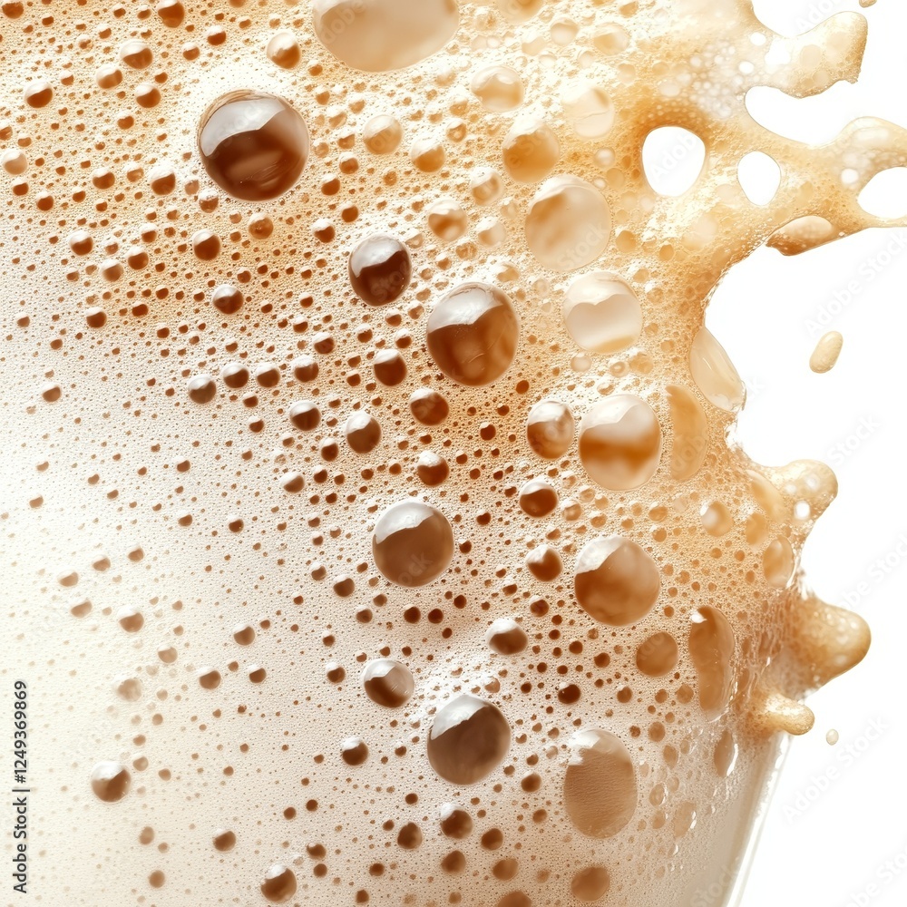 Close-Up Perspective of Foam and Bubbles, Soft Color Palette, Splash Concept, Emphasizing Texture and Liquid Dynamics Close-Up Perspective of Foam and Bubbles, Soft Color Palette, Splash Concept, Emphasizing Texture and Liquid Dynamics