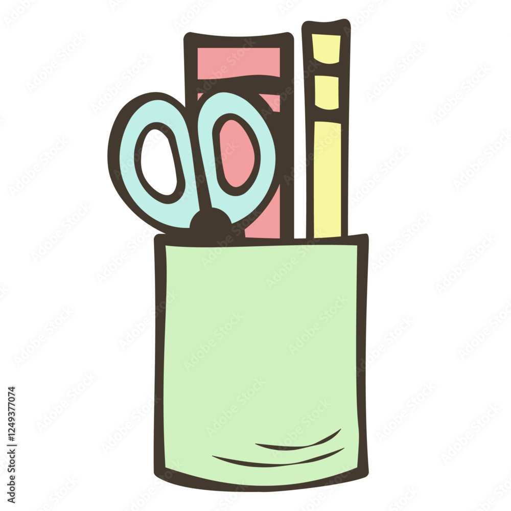 icon study hand-drawn style illustration icon study hand-drawn style illustration