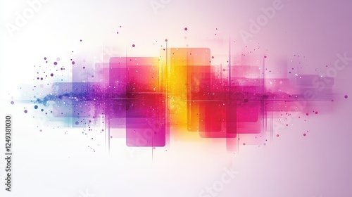 Colorful abstract background design, website header