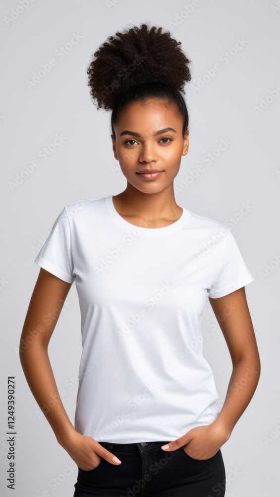 white tshirt mock up vertical view woman white tshirt mock up vertical view woman
