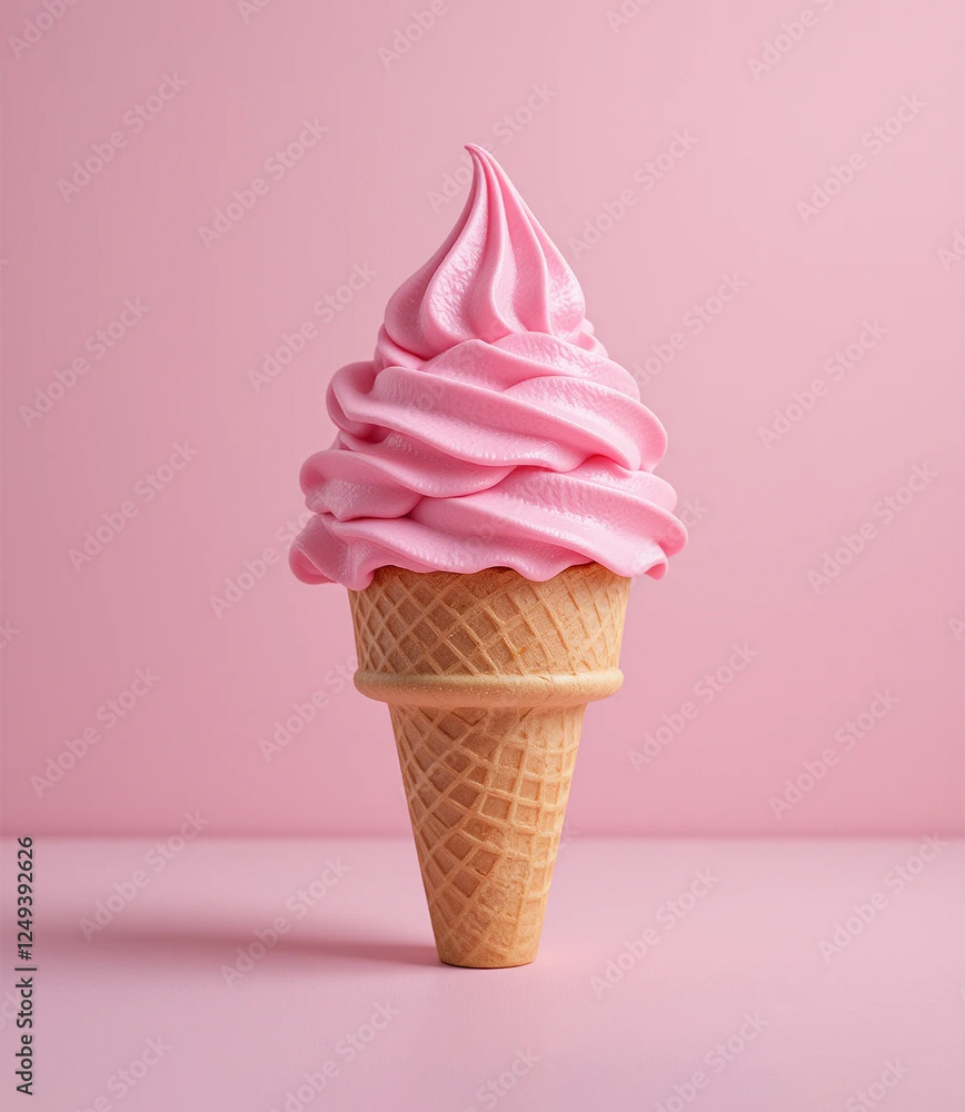 Strawberry ice cream Strawberry ice cream