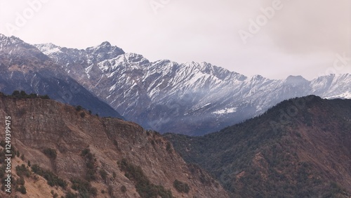 Tungnath Chopta mountain range view photo