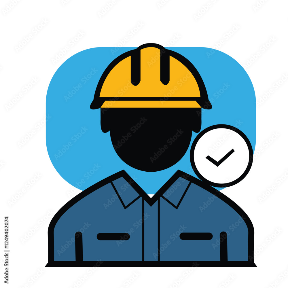 Construction worker icon Construction worker icon