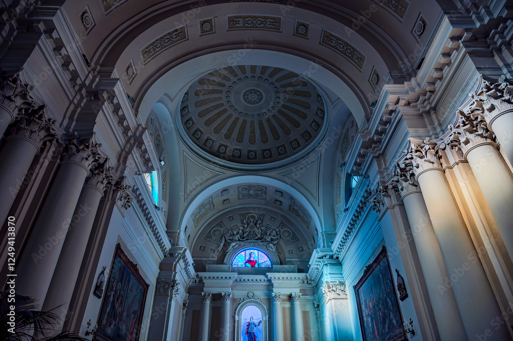 Fototapeta premium Lanciano. Parish Church of Santa Lucia.