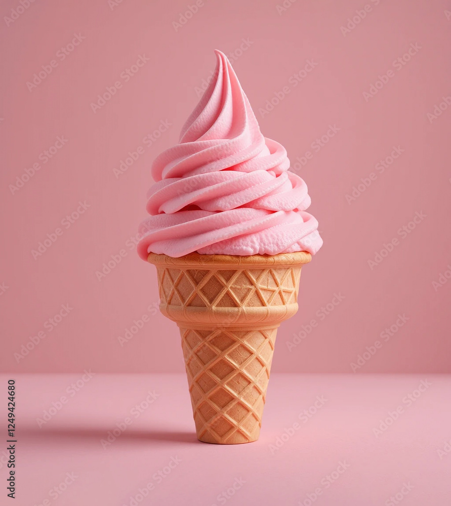 Strawberry ice cream Strawberry ice cream
